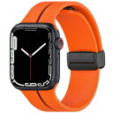 SCINYMC 磁気アップルウォッチ バンド コンパチブル Apple Watch バンド46mm 49mm 45mm 44mm 42mm 41mm 40mm 38mm 、シリコーンApple Watch 10 バンド、女性男性用 アップルウォッチ10(3)