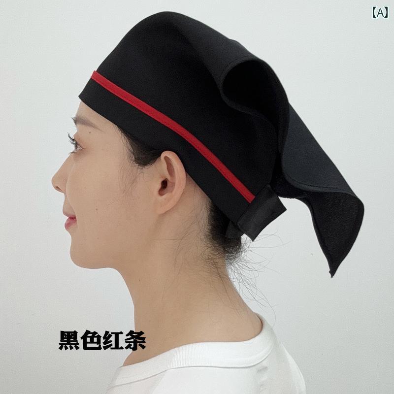 ターバン キャップ レディース 韓国 キッチン レストラン 作業 帽子 メンズ レディースの ウェイター ..