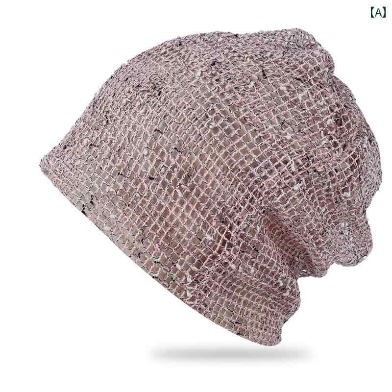 ターバン キャップ レディース レディース 民族 風 ファッション ツイスト 帽子 ネック メッシュキャッ..