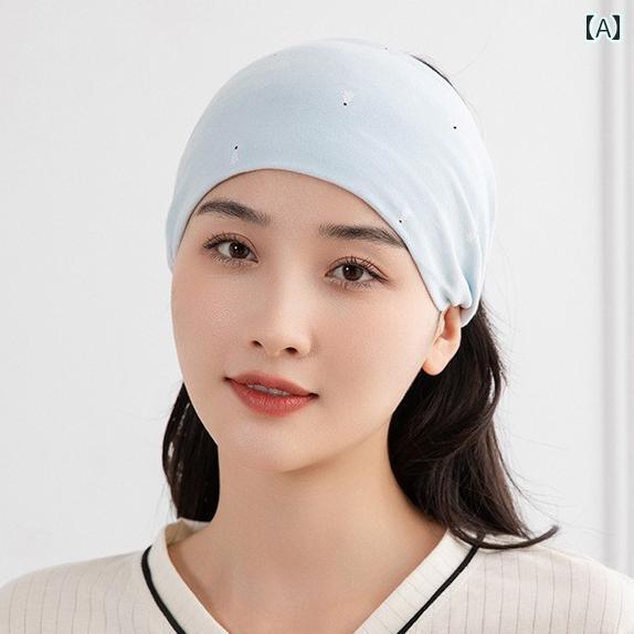 ターバン キャップ レディース 夏 産後 帽子 春秋 薄手 マタニティ スカーフ ヘッド バンド 綿 5月 6日..