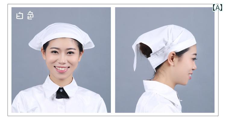 ターバン キャップ レディース キッチン 調節可能 ホテル レストラン 作業 ウェイトレス 親子 子供用 ..