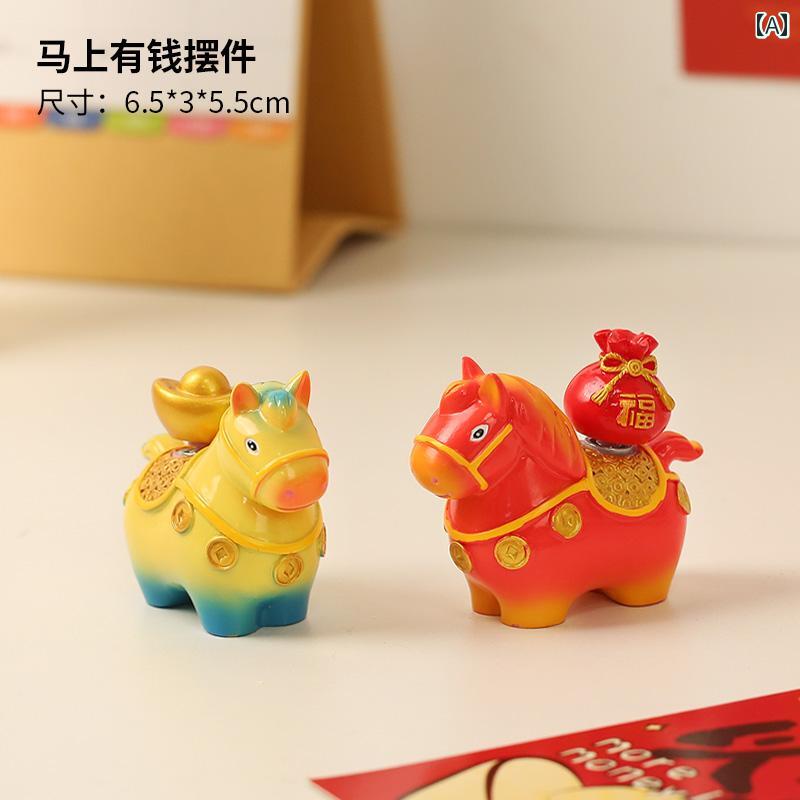 かわいい 飾り 雑貨 唐 三 彩 ポニー 装飾品は すぐにお 金を 得る 文化的な お土産 ギフト エントランス オフィス ワークステーション デスク トップの...