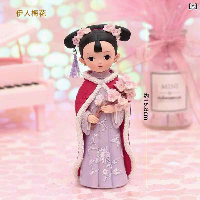 かわいい 飾り 雑貨 レトロ 宮殿 人形の 装飾品 ガーリーな デスク トップ プリンセス 樹脂 フィギュア 装飾 人形 女の子 小さい ギフト