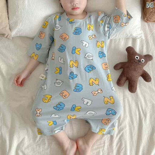 快適 ベビー服 半袖 夏用 骨なし 子供用 ワンピース パジャマ 綿 薄手 ベビー エアコン 服 男の子 女の子 ホームウェア ナイトガウン 快適 ベビー服 半袖 夏用 骨なし 子供用 ワンピース パジャマ 綿 薄手 ベビー エアコン 服 男の子 女の子 ホームウェア ナイトガウン