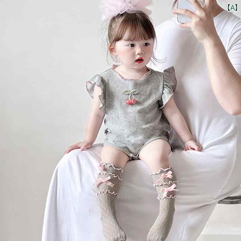 快適 ベビー服 半袖 女児用 夏服 ワンジー 薄手の 夏用 ベビー 服 おしゃれな ロンパース 満月用の 夏の お出かけ