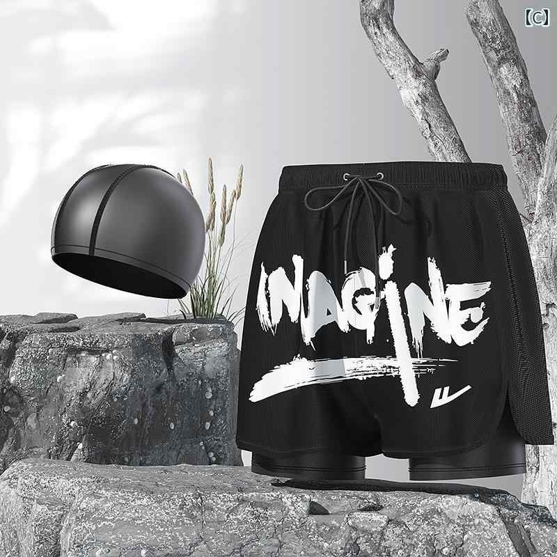 水着 スパッツ メンズ 戦士 水泳 パンツ メンズ 2025 水着 スーツ 恥ずかしさ 防止 プロ用 大きいサイズ ゆったり 装備 フル セット