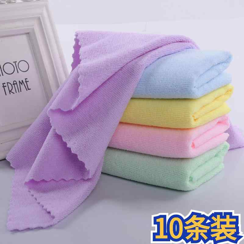 生地がいい ハンドタオル フェイスタオル 顔や 手を 洗う タオル 10枚 パック 糸 くずが 出ず 柔らかく..