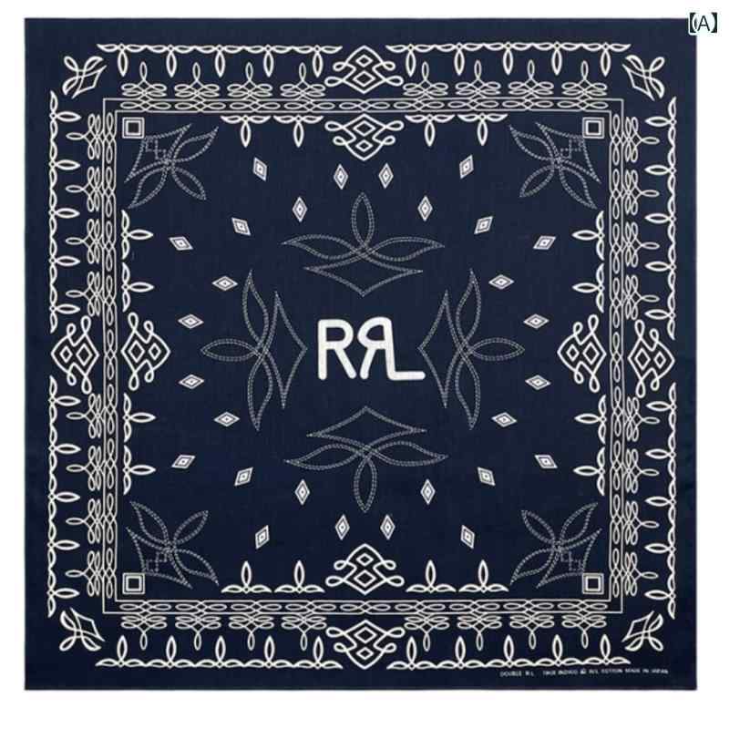 RRL ペイズリー柄 バンダナ ネイビー/アイボリー 未使用 楽天市場】rrl バンダナの通販