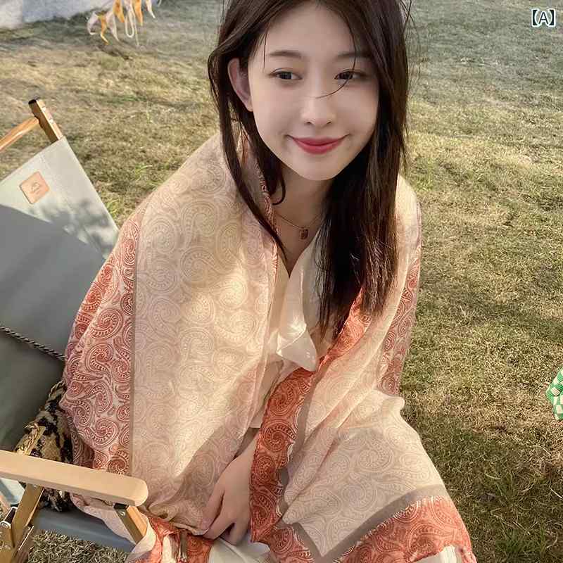 バンダナ おしゃれ ターバン シルクスカーフ ショール レディース 夏 薄手 アウター スカート 2025 日..