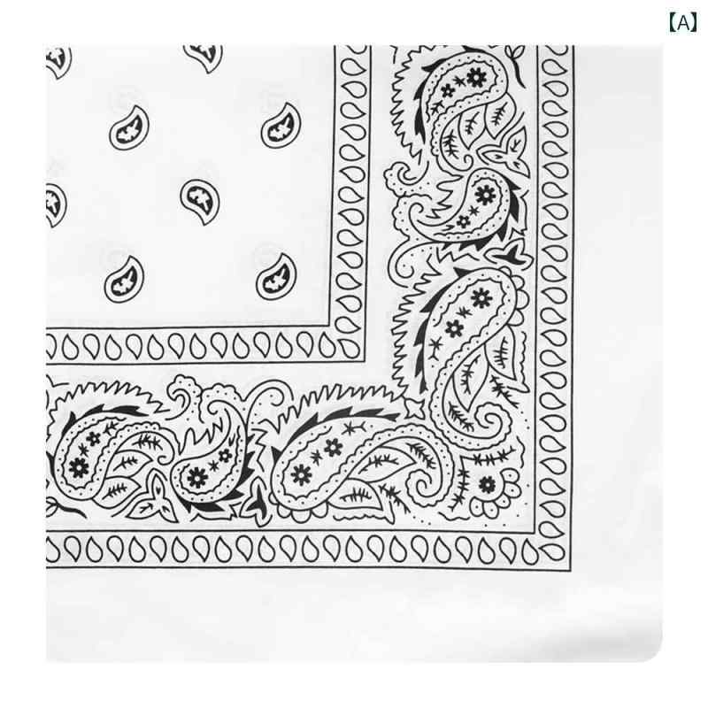 バンダナ おしゃれ ターバン スクエア スカーフ ドーパミン ヘッド バンド ガールズ スポーツ ヒップ ホップ ファッション レトロ イン 子供用 ストリート ダンス アクセサリー プリント