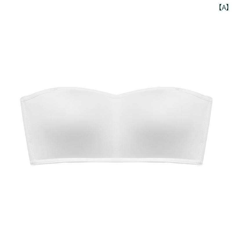 ブラ トップ チューブ toppu Shiye 美しい バック チューブ トップ 下着 レディース スチール リングな..