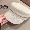 ベレー帽 おしゃれな レディース 夏 秋にお すすめの キャスケット 帽は 小 顔 効果で おしゃれ。 女性向け 高級 八角形 帽子。 薄手の リネン 素材で 通気性に 優れた ベレー 帽。 スタイル
