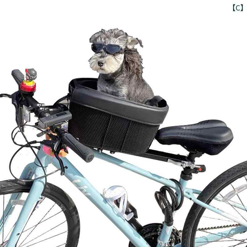 自転車 かご サイクリング マウンテンバイクの 犬用 シート 折りたたみ 式 車用 ペ...