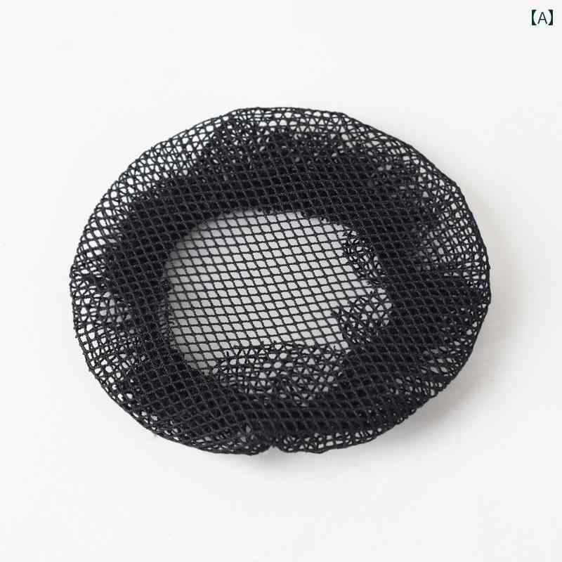 ヘアアクセアリー ヘアバンド レディース 粗い ネットと 細い ネットの ヘア フラワー 女性用 プロ 仕様の ネット バッグ ホテル 看護 師 銀行 スチュワーデス ウェイター 仕事用 ピン アクセサリー