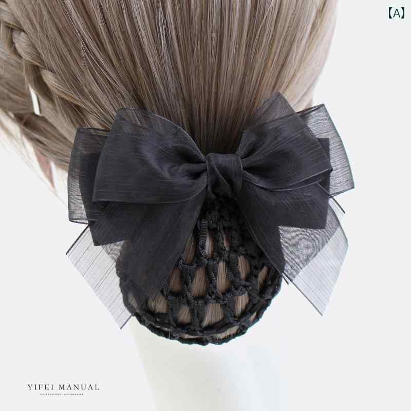 キュート ヘアアクセアリー ピン 美容師 レディース ネット バッグ プロの ヘア 銀行 ナース 仕事 ティ..