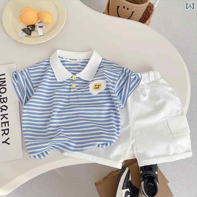 ベビー服 半袖 快適 ベビー 服 夏 おしゃれ 半袖 ショート パンツ 12歳 789 10ヶ月 男の子 Tシャツ ポ..