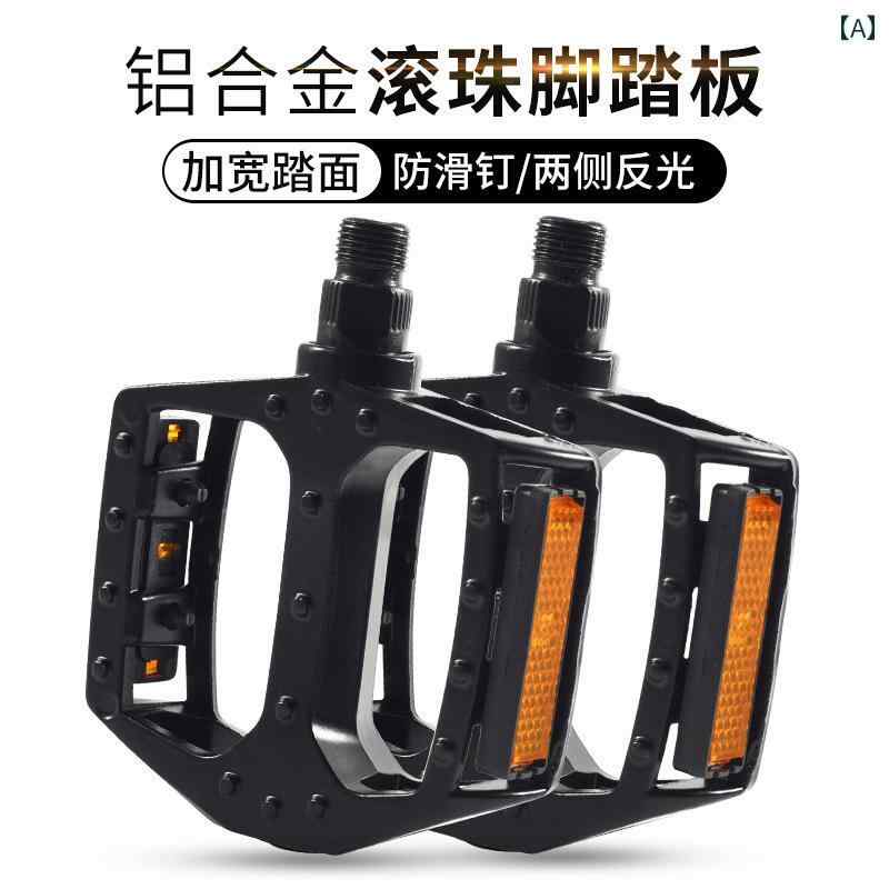 自転車用 パーツ 部品 自転車 ペダル ユニバーサル マウンテンバイク 電動 ロード バイク アクセサリー 折りたたみ 式 両側