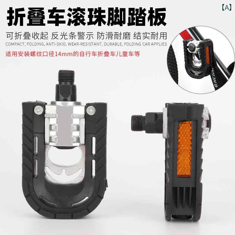自転車用 パーツ 部品 自転車 ペダル 折りたたみ アルミ 合金製 マウンテンバイク デッド フライ スペ..