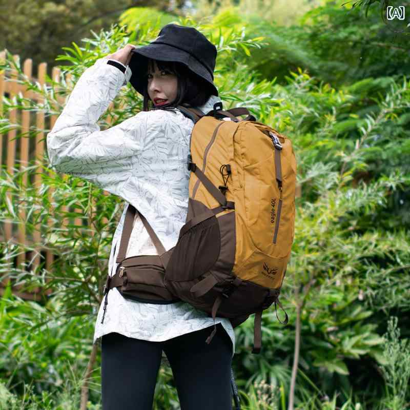 アウトドア リュック 便利 アウトドア ハイキング バック パック 女性用 ダブル ショルダー ライト プ..