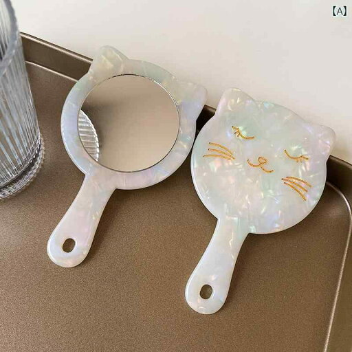 化粧鏡 かわいい 使いやすい 高級 ドレッシング ミラー 猫 バッグ ポータブル ハンドル アセテート 小さい ハンドヘルド オフィス メイクアップミラー 化粧鏡 かわいい 使いやすい 高級 ドレッシング ミラー 猫 バッグ ポータブル ハンドル アセテート 小さい ハンドヘルド オフィス メイクアップミラー