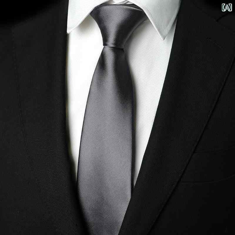 ネクタイ ビジネス メンズ メンズフォーマル ビジネス 無地 ネクタイ プロ 通勤 スーツ シャツ 8 CM グレー ブラック 新郎 結婚式
