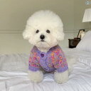 犬服 ニット セーター Bixin ペット オートクチュール ニット セーター 冬 テディ ビション ポメラニアン 小型 犬 猫 服 秋冬服