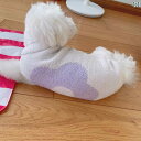 犬服 ニット セーター 犬と 猫の 柔らかい ハーフ エッジ フリースセーター テディ ビション ペット 服 秋冬子犬 猫 暖かい 冬 スタイル