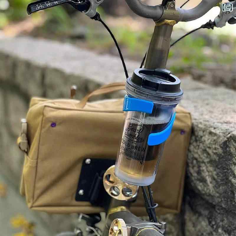 自転車 ボトルケージ ホルダー 小さい 布 折りたたみ 自転車用 ウォーター カップ...