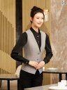 女性用 仕事服 ビジネス 景 城 ホテル ウェイター 作業着 夏用 ベスト 半袖 シャツ ケータリング レストラン バー マネージャー
