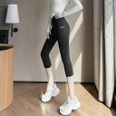 ヨガパンツ シャークパンツ レディース 夏の アウターと して 着用 できる 女性用 3点 式 ダブル ポケット シャーク パンツ 薄手 ハイウエスト 大きめ ...