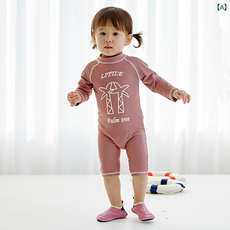 水着 ベビー用 男の子用 子供用 ワンピース 水着 日焼け防止 速乾 ベビー 幼児 韓国 男の子と 女の子 サーフィン スーツ