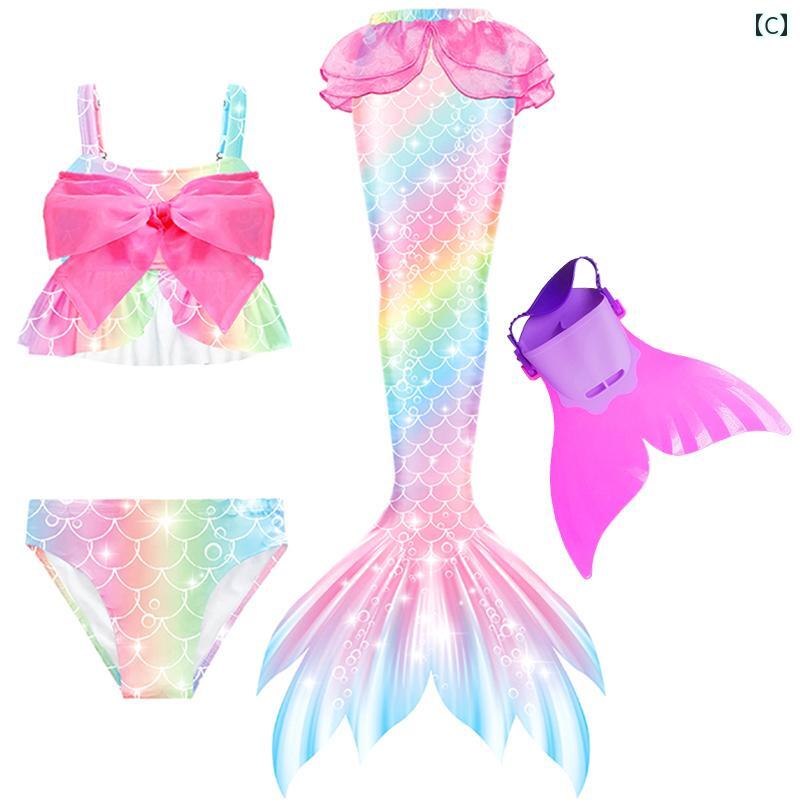 女の子用 かわいい マーメイド 人魚の しっぽの 子供用 水着 ベビー プリンセス ドレス マーメイド 女の子 温泉 ダイビング おしゃれな 服