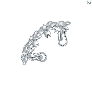 イヤーカフ レディース イヤリング LELOUP 桜の 花の 耳 骨 クリップ レディース 花 シルバー ハイエンド シンプル レディース非 ピアス イヤリング