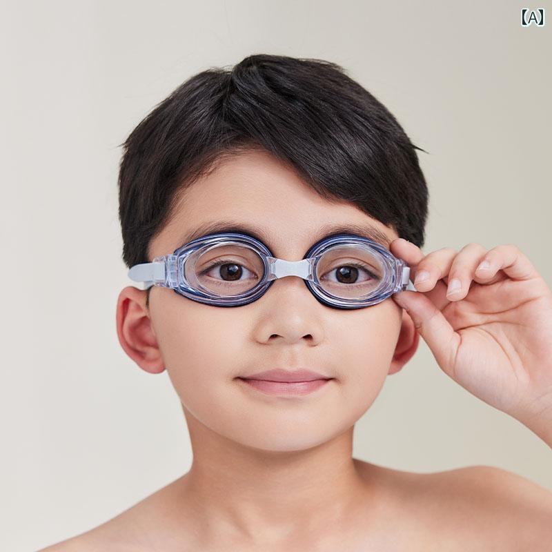 ゴーグル キッズ用 水中めがね Zoke 子供用 スイミング ゴーグル HD 防水 曇り 止め 目立たない 女の子..