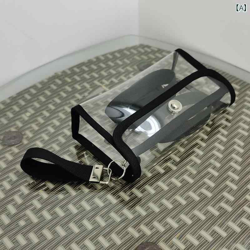 小物 アクセサリー バッグ レディース 厚手 透明 PVC スマートフォン バッグ 外出 レジャー ミニ ストレージ クロス ボディバッグ レディー スクラッチ ファッション