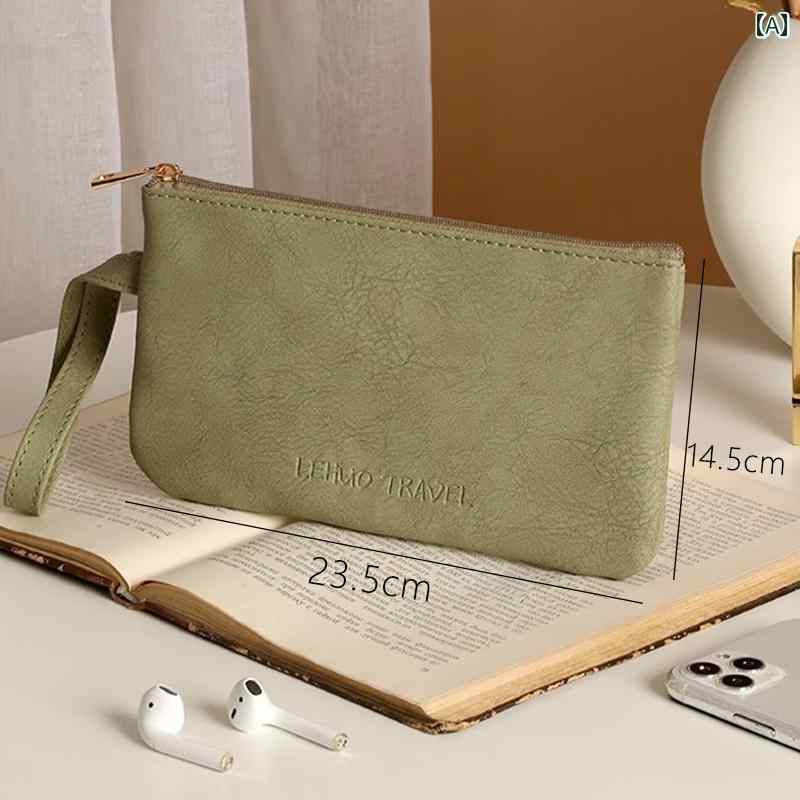 小物 アクセサリー バッグ レディース 財布 百元 収納 レディース 現金 バッグ ロング 2025年 女性用 マネー バッグ大容量 学生用 小さめ