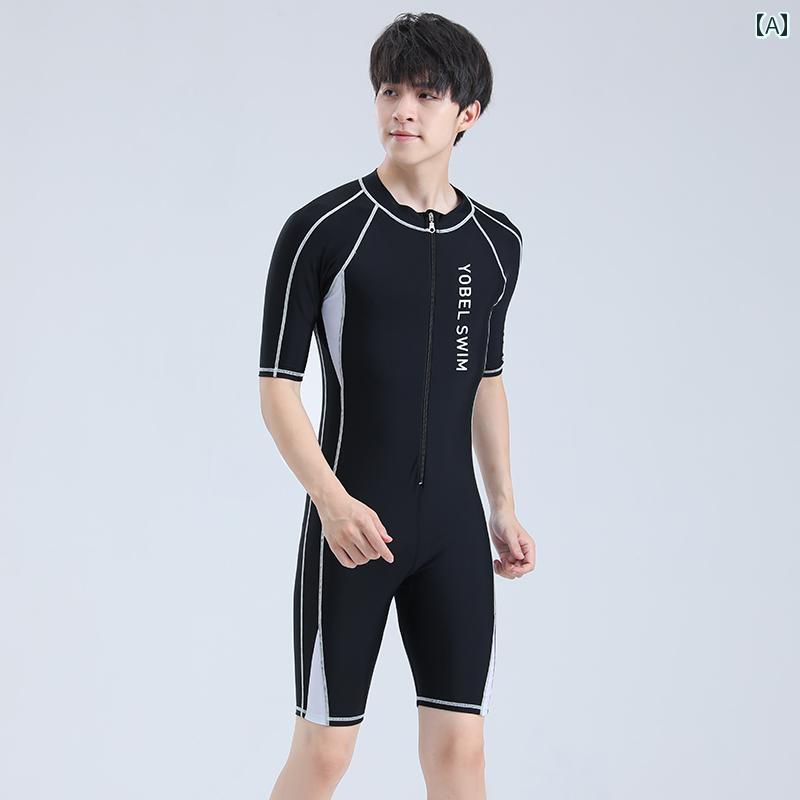 メンズ 水着 セット メンズ ワンピース 水着 日焼け防止 速乾 半袖 プロ 男の子 大きい 子供 大人 大きいサイズ ジュニア 水泳 用品