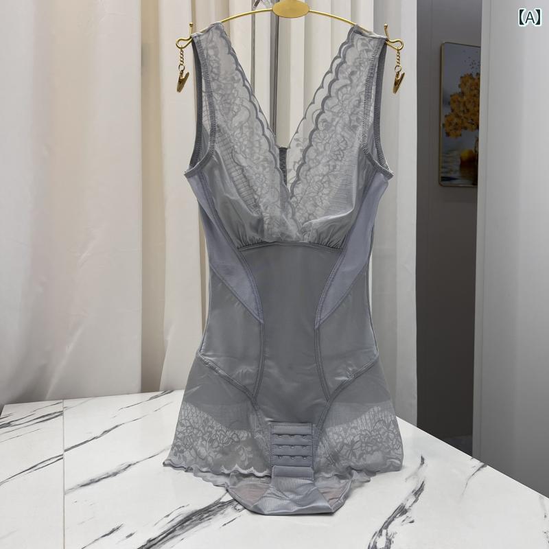 ボディ ストッキング シェイパー 薄型 タイト ボディ シェイピング ボディスーツ お腹を 引き締め ウエ..