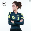 レディース サイクリング ウェア 25の スピード シャドウ レディース 春夏 長袖の プロの 高級 サイクリングウェア 速乾 通気性 軽量