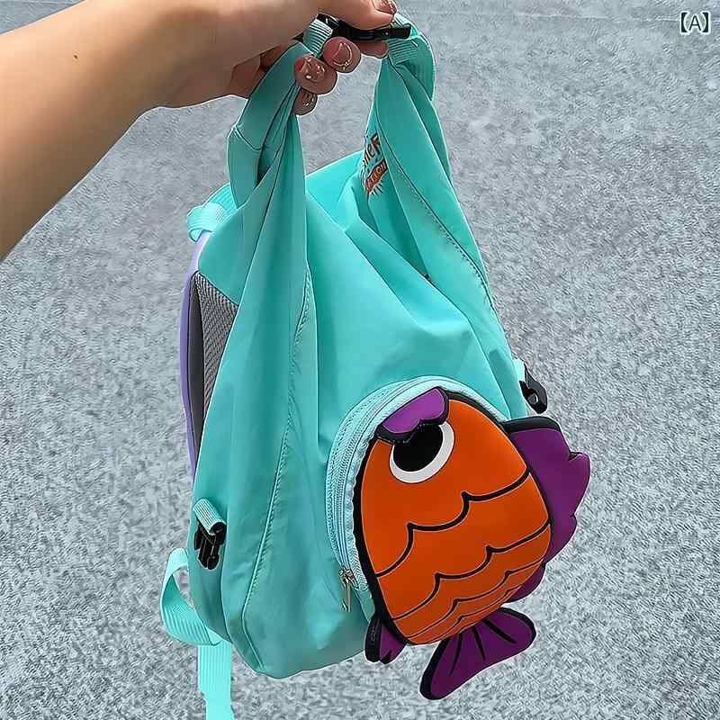 ビーチ バッグ スイミング 乾いた ものと 濡れた ものを 分けて 収納 できる スイミング バッグ 大容量..