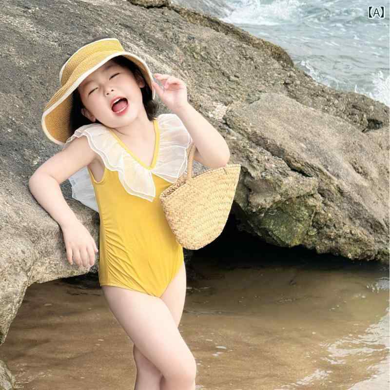 ベビー用 水着 女の子高 価値 ワンピース 水着 速乾 2025夏の ベビー フリル 温泉 ビーチウェア