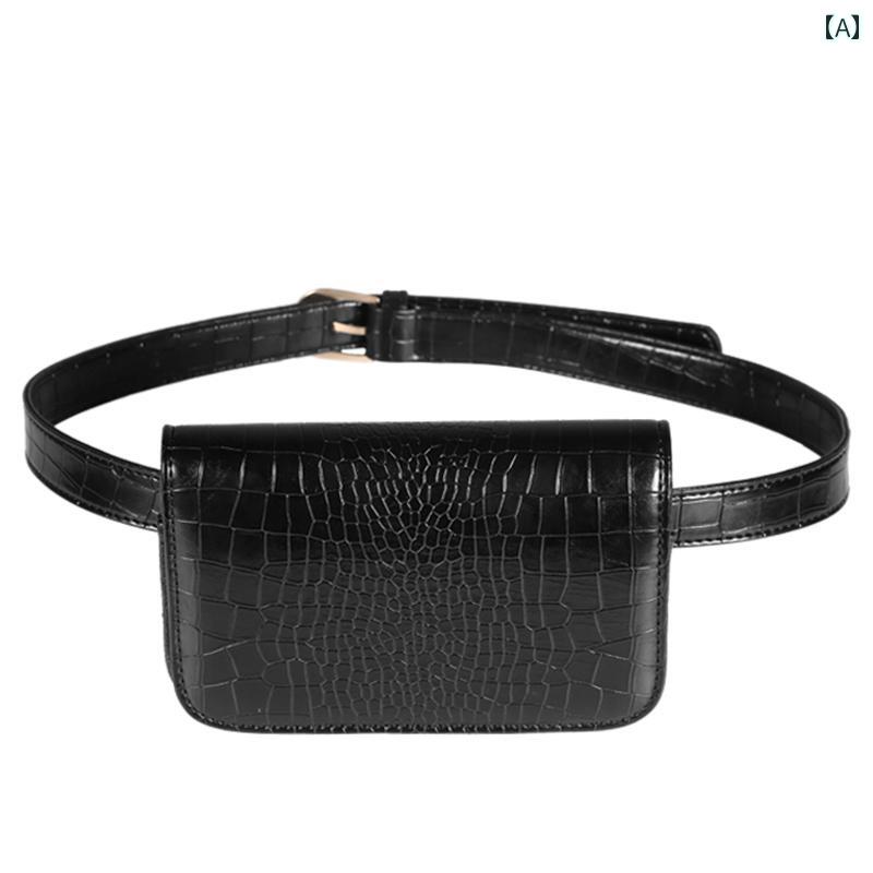 ウエストポーチ レディース コンパクト 小さい 黒の クロコダイル 柄の おしゃれな レディース ショッピング ド ウエスト バッグ ジュエリーショップ 作業着の コロケーション