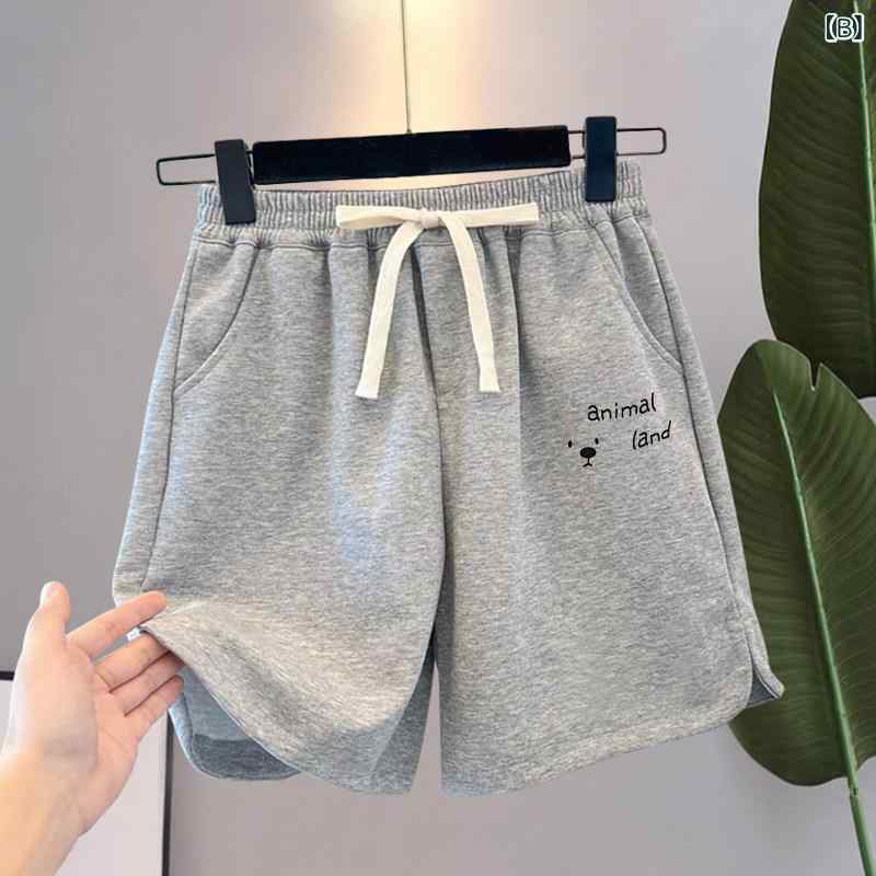 子供用 ショートパンツ 子供用 ショート パンツ 夏 2025 男の子 女の子 グレー ス...