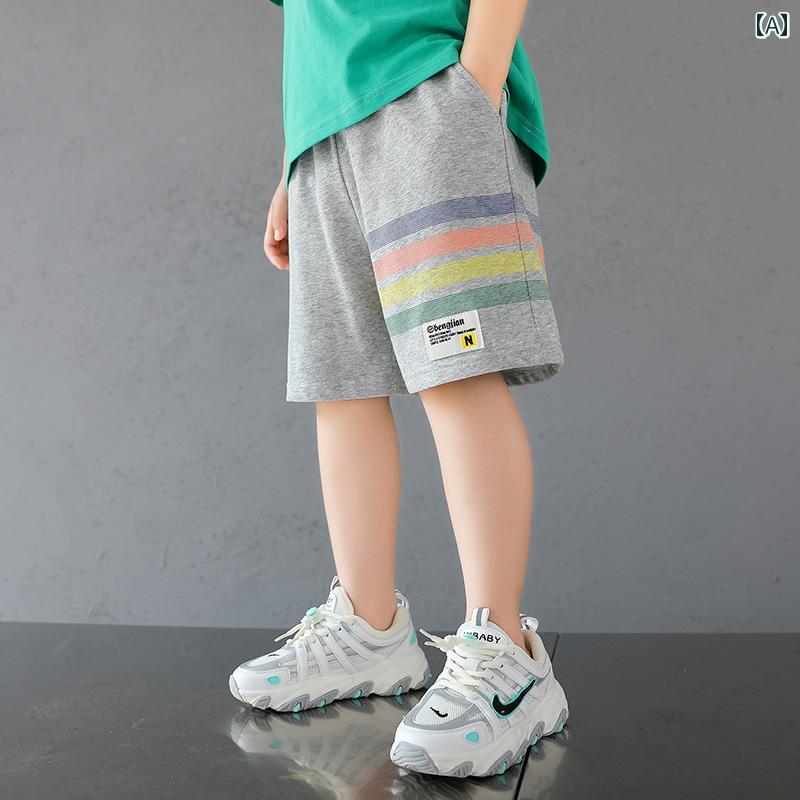 子供用 ショートパンツ 男の子用 スポーツ ショーツ 夏用 子供用 薄手 バスケットボール ビッグ キッズ..