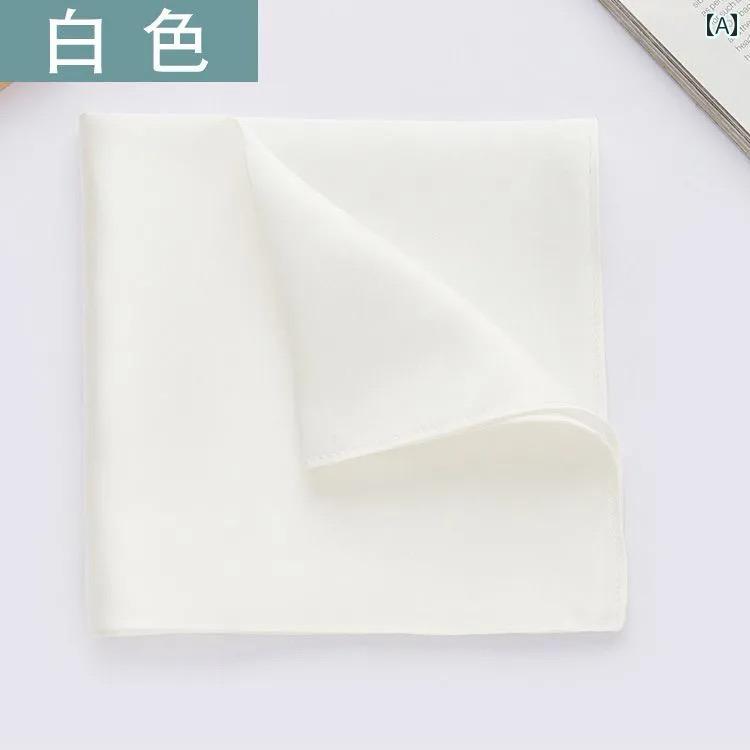 ハンカチ 上品 レディース 100 % 桑 絹 ハンカチ 単層 シルク スーツ ポケット タオル ベビー 汗 拭き 唾液 お土産