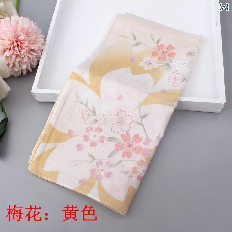 ハンカチ 上品 レディース レディースファッション レディー スプリント コットン ハンカチ 大判 極 薄 柔らかい 吸汗性 丈夫