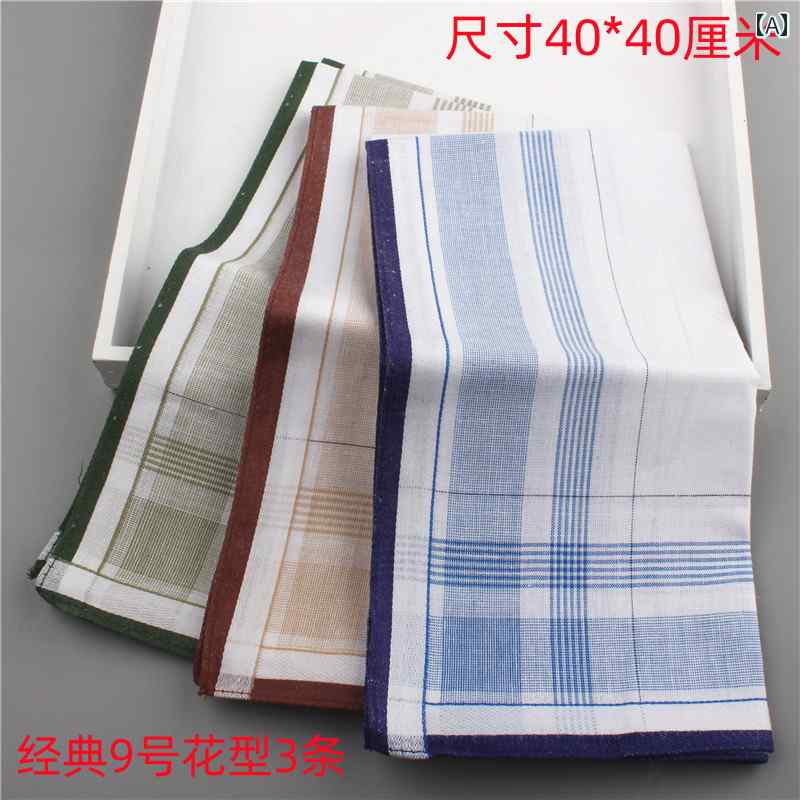 ハンカチ 上品 レディース ハンカチ 3枚 組 綿 昔ながら メンズ 正方形 レディース 携帯用 薄手 布 スクエアタオル