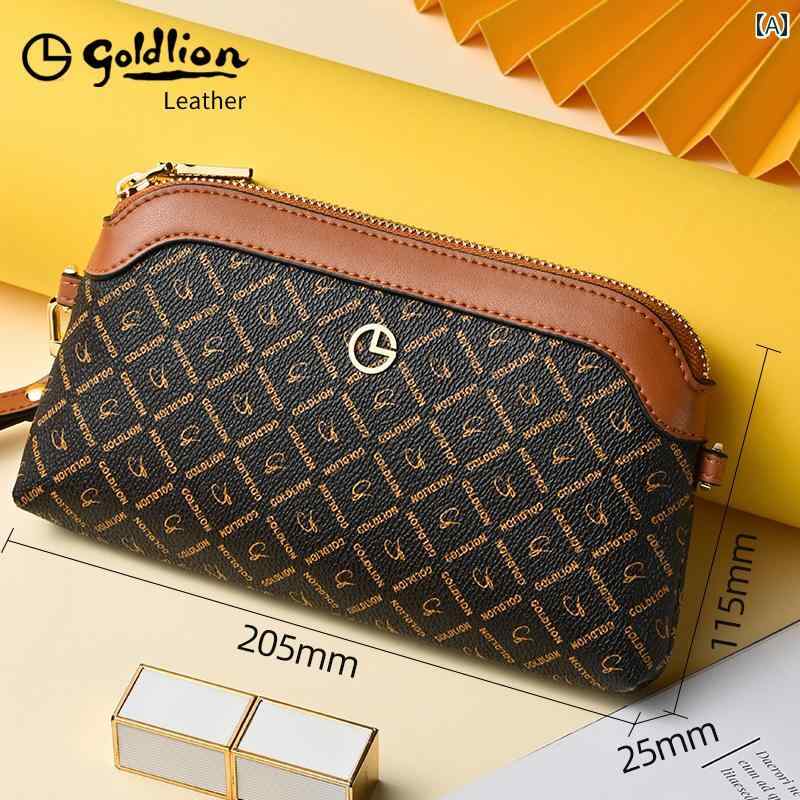 クラッチバッグ レディース Goldlion クラッチバッグ レディース 2025 高級 スマートフォン 収納 精巧
