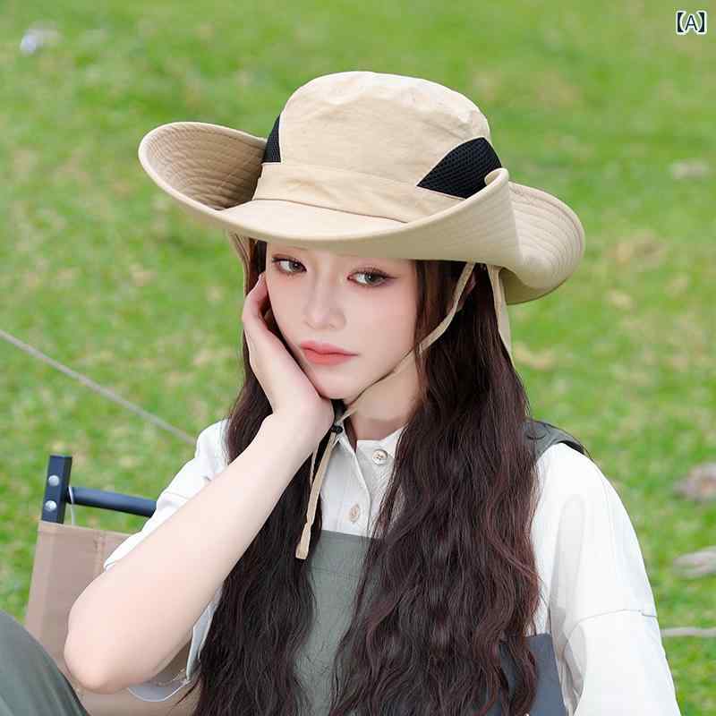 釣り アウトドア 日焼け防止　帽子 漁師の 帽子は ハイキング 紫外線 防止 サンハット メンズ レディー..