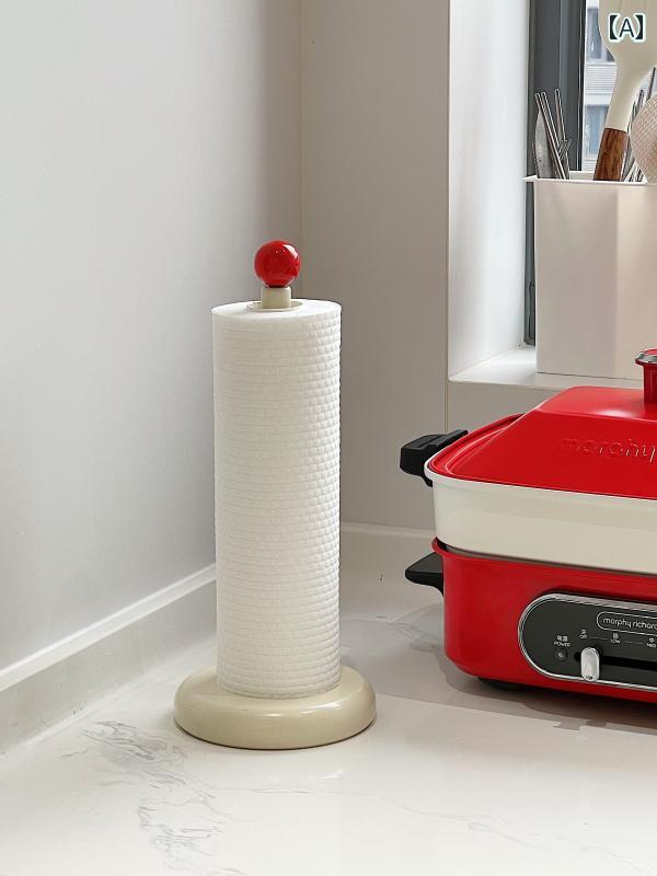 キッチン ペーパー ホルダー 北欧 キッチン バス ルーム ペーパー タオルホルダー 家庭用 縦型 ロール 収納 ラックラック ホーム 高級 装飾